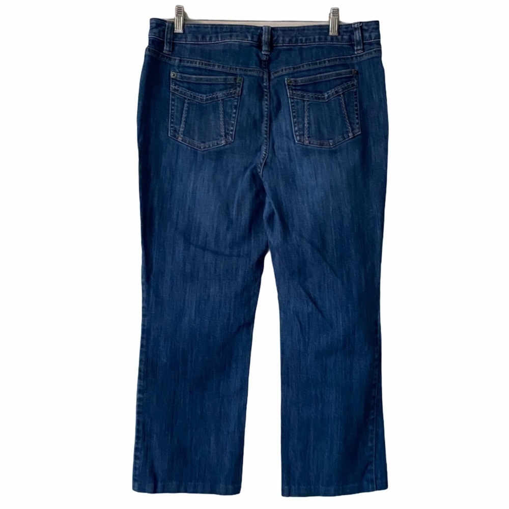 Liz Claiborne Stretch Jeans Straight Leg 10 - Picture 2 of 6